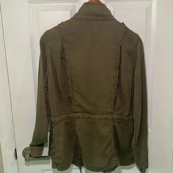 Maison Jules army green utility jacket size medium - Picture 7 of 9